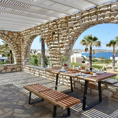 Villa Executive Paros Avra 3 Bedrooms Sea View&outdoor Jacuzzi