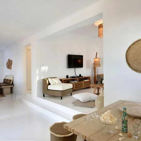 Executive Avra 3 Bedrooms Sea View Outdoor Jacuzzi Kostos Damouli Villa