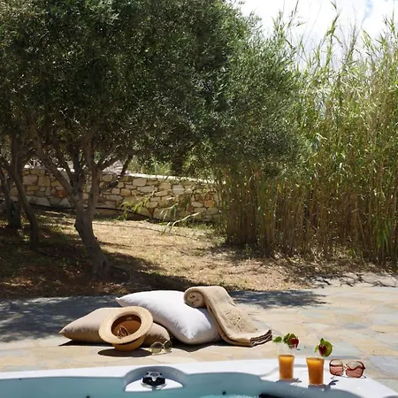 Executive Paros Avra 3 Bedrooms Sea View & Outdoor Jacuzzi Ampelas