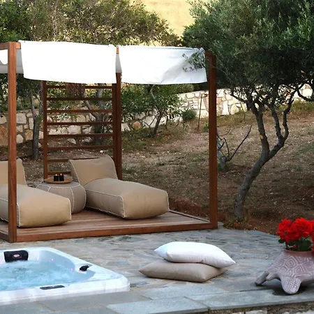 Executive Paros Avra Sea View&outdoor Jacuzzi Kostos Damouli Villa